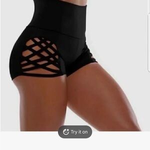 High-Waisted gorgeous red Women's Shorts